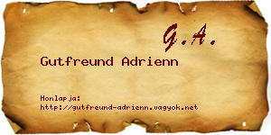 Gutfreund Adrienn névjegykártya
